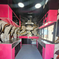 Remorque alimentaire mobile avec cuisine complète, cuisine extérieure, camion de café, camions de restauration de rue pour snacks, bonbons et chips