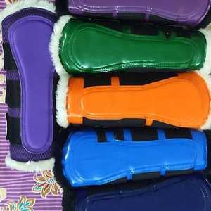 High Quality Custom Neoprene Faux Fur <b>Brushing</b> <b>Boots</b> Breathable Equestrian Horse Products Direct From Pakistan Manufacturer - Product Image 6