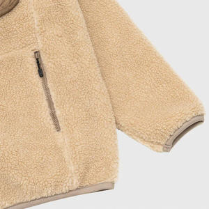 New Oversized Sherpa Wholesale Oem Design Outdoor Clothing Custom Polar Coat Blank Winter Sherpa <b>Jacket</b> for <b>Men's</b> - Product Image 4