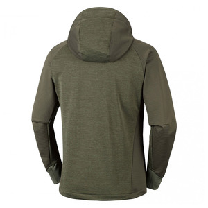 Chaqueta con Capucha para Hombre, Color Verde Oliva, Tejido Softshell, Cierre de Cremallera, Transpirable, Resistente al Viento, para Actividades al Aire Libre, Corte Regular, para Todas las Estaciones, Material de Poliéster - Product Image 5