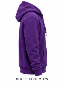 Sweat-shirt à capuche pour homme, coupe classique, avec logo sur le devant, poche, en molleton, décontracté, pour l'hiver, 100% coton, uni, imprimé, tricoté, 320g - Product Image 3
