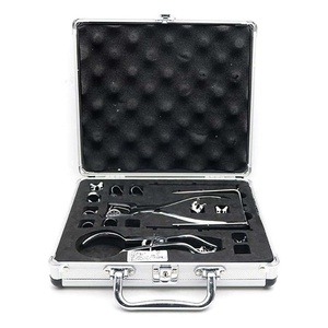Stainless Steel Rubber Dam Hole <b>Punch</b> Forceps Dental Clamp Manual Surgical Instrument <b>Set</b> CE Certified - Product Image 1