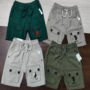 Ropa Infantil de Algodón Twill de Bangladesh para Todas las Temporadas, Ecológica, Casual, de Colores Sólidos, Transpirable, Pantalones Cortos de Verano para Niños - Product Image 6