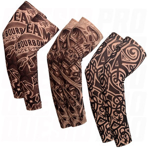Tattoo Arm Sleeves Ice Cool UV Sun Protection Summer Outdoor Compression Arm Sleeves Breathable Elastic Sports Arm Covers - Product Image 4
