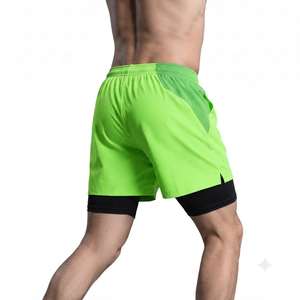 Custom Men's <b>High</b> Waist Breathable Oxford Fabric <b>Knee</b> Length Workout Running Shorts Pockets Drawstring Closure Casual Style - Product Image 1