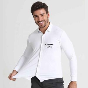 เสื้อโปโลคอปกทรงโอเวอร์ไซส์สำหรับผู้ชาย ดีไซน์ใหม่ทันสมัย  ถักลายโลโก้ตามสั่ง  ผ้าโพลีเอสเตอร์ 100% แขนสั้น เหมาะสำหรับฤดูร้อน - Product Image 2