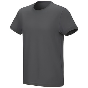 T-shirt homme en coton biologique léger, respirant, à séchage rapide, coupe classique, col ras du cou, style preppy, manches courtes, écologique - Product Image 3