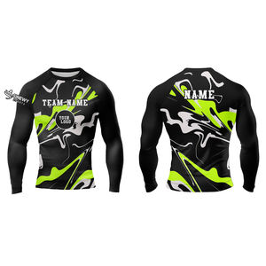 Camiseta de Protección Solar Unisex, Nuevo Diseño, Hecha a Medida, Spandex/Poliéster de Alta Calidad, 220g, Manga Larga, Transpirable, Secado Rápido, OEM Personalizado - Product Image 4