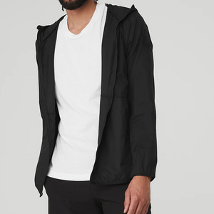 Men's Black <b>Hooded</b> <b>Soft</b> <b>Shell</b> <b>Jacket</b> Water Resistant Zip Fly Regular Fit Outdoor Wear - Product Image 1