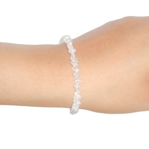 Herkimar สร้อยข้อมือควอทซ์เพชรแบบใสล็อคกุ้งเงินได้รับการรับรอง GTC จากสหรัฐอเมริกาขายส่งทำด้วยมือ - Product Image 1