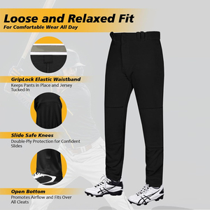 Regular Length Baseball Pants <b>For</b> <b>Sale</b> Made In Best Material Light <b>Weight</b> Baseball Pants Available At Reasonable Price - Product Image 4