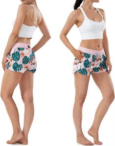 Shorts de plage pour femmes de haute qualité, nouveau design, logo imprimé personnalisé, vêtements de sport pour femmes, short de plage - Product Image 6