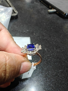 Anillo de diamante cultivado en laboratorio redondo para mujer, para regalo, fiesta, aniversario o boda, precio al por mayor disponible - Product Image 3