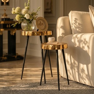 Daily Favorite Modern Round Nesting <b>Coffee</b> <b>Tables</b> <b>Legs</b> Living Room Furniture Decorative Design - Product Image 1