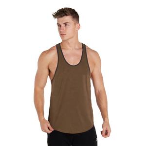Custom Y Back <b>Men</b> Sleeveless Gym Singlets <b>Vest</b> Oversize <b>Men</b> Slim Fit Tank Tops 100% Cotton Breathable <b>Stringer</b> <b>Vest</b> for <b>Men</b> Bulk - Product Image 1