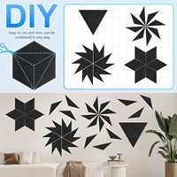 Panneau acoustique en fibre de polyester rainuré hexagonal alvéolé, panneau mural artistique en feutre PET pour studio et bureau haut de gamme