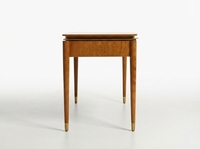 Bureau d'écriture minimaliste en bois massif moderne avec tiroirs pour usage commercial et professionnel