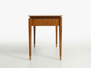 Modern <b>Solid</b> <b>Wood</b> Minimalist Writing <b>Desk</b> with Drawers for Commercial Office Use - Product Image 3