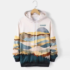 Sudaderas con Capucha Extra Grandes para Hombre, Personalizadas, Coloridas, de Invierno, Forro Polar Grueso, Mezcla de Poliéster/Algodón, Transpirables, de Secado Rápido, Alta Calidad - Product Image 1
