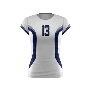 เสื้อวอลเลย์บอลโพลีเอสเตอร์ 100% น้ำหนักเบา ออกแบบสำหรับกีฬา พิมพ์ลายแบบซับลิเมชั่นอย่างมืออาชีพ  รับสั่งทำสีและโลโก้ได้ - Product Image 4