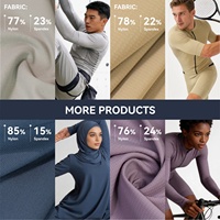 OEKO-TEX 100, 88% Nailon, 12% Elastano, Material para Polos de Tenis y Pádel, Color Duradero, Secado Rápido, 160GSM