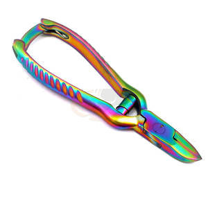 Cortauñas de acero inoxidable multiusos para bebés, para uñas encarnadas y gruesas, con apertura de mandíbula ancha, junta cóncava y resorte de barril ultra. - Product Image 1