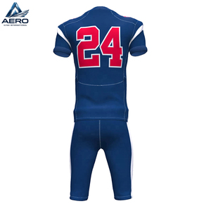 Uniforme Deportivo Personalizable con Sublimación, Tela de Alto Rendimiento que Absorbe la Humedad, Precio al por Mayor, Uniforme Americano para Adultos - Product Image 5