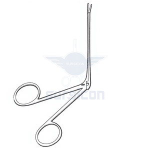 Noyes Ear Polypus Forceps with 9 cm 3-1/2 Inch Shaft Stainless Steel ENT Surgical Instrument <b>for</b> Ear Polyp <b>Removal</b> - Product Image 2