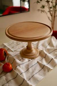 Soporte para Pastel Redondo de Madera, Hecho a Mano, Clásico, Ecológico, Resistente al Calor, Apto para Lavavajillas, para Uso en la Cocina del Hogar - Product Image 2