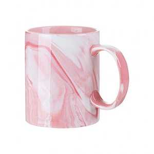Pink Marble Ceramic <b>Mug</b> Modern Design Heat Resistant Dishwasher Safe Microwave Safe Home Gift - Product Image 1