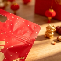 Sachet Doypack Personnalisé Imprimé Qualité Alimentaire avec Fermeture Éclair pour Emballage de Thé, Café, Snacks, Fruits Secs et Noix, Anti-Humidité