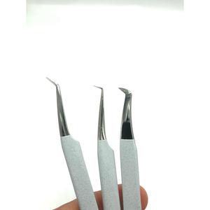 Pince à épiler pour cils en acier inoxydable pour extensions de cils, outil professionnel d'extension de cils 475 - Product Image 3