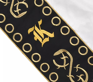 Customizable <b>Machine</b> Embroidery Design for Masonic Knights Templar Commandery Banner Brand New Customized Embroidered Portable - Product Image 5
