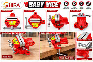 HIRA 12863 Étau de serrage pour bébé, type pivotant - Product Image 3
