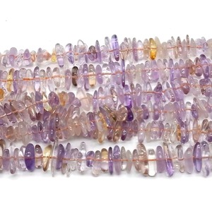 Perles de pierre gemme en améthyste naturelle lisse, taille 5mm 6mm, en vrac, prix de gros pour la fabrication de bijoux et de bracelets - Product Image 2