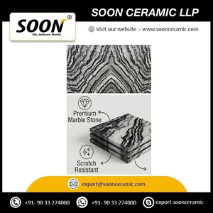 Prix direct usine – Nouvelle dalle grand format en dolomite polie effet vague noire 7D BOOKMATCH, design 3D moderne et écologique pour mur de salon - Product Image 6