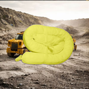 Chaussette absorbante chimique en PP Meltblown jaune, petite barrière 400, pour la gestion des matières dangereuses, directement de l'usine - Product Image 4