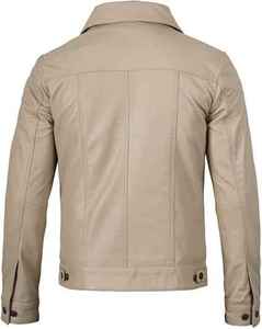 Chemise en cuir à carreaux OEM personnalisée de haute qualité, coupe ample, manches courtes, col rabattu, noire, anti-plis, pour homme, été - Product Image 6