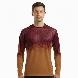 T-shirts de pêche personnalisés pour hommes, protection UV, séchage rapide, recyclables, avec masque intégré, pull de chasse, vêtements de pêche en gros - Product Image 4