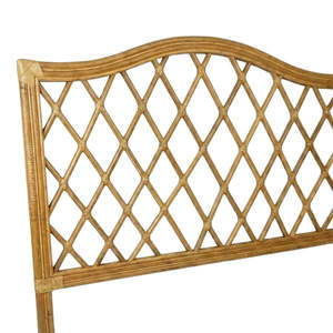 Tête de lit bohème en rotin naturel écologique, artisanale, en osier, vente en gros Vietnam, tête de lit arquée en rotin pour chambre à coucher - Product Image 1