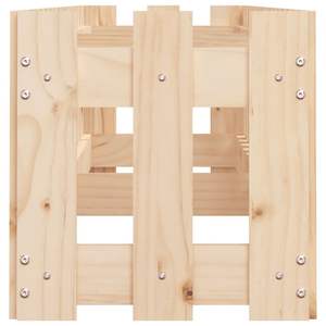 Macetas y jardineras elevadas de madera maciza de pino natural para jardín - Product Image 6