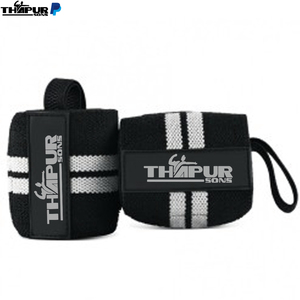 Custom Neoprene Weight Lifting Wrist Wraps with Non-Slip Waterproof Support <b>Straps</b> for Gym Fitness Training - Product Image 3