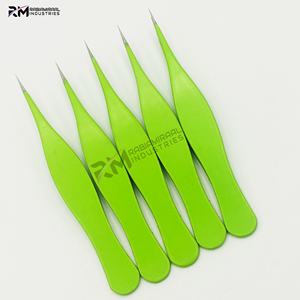 ชุดแหนบแต่งคิ้วปลายแหลมสีเงินเคลือบสีเขียว รุ่นใหม่มาแรงจาก RMI - Product Image 2