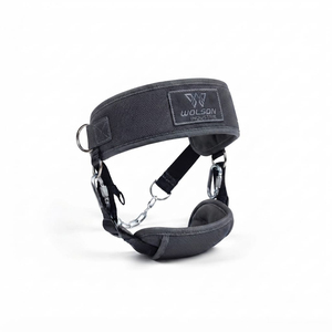 Harnais de musculation réglable et durable en néoprène rembourré avec fermeture auto-agrippante – Protection professionnelle unisexe pour le fitness - Product Image 1