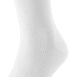 <b>Men's</b> <b>White</b> Knee High <b>Socks</b> 100% Cotton Breathable Knitted Solid Color Regular Style Spring Daily Wear - Product Image 5