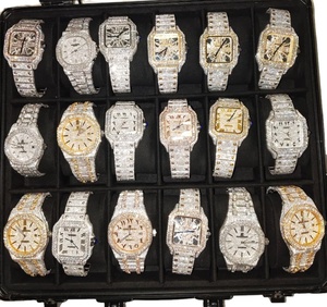 Reloj de Lujo de Buceo Analógico de Acero Inoxidable con Diamantes Genuinos y Correa de Goma para Aniversarios y Cumpleaños, Oferta Especial al Mejor Precio - Product Image 6