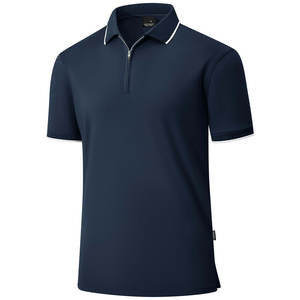 เสื้อโปโลซิป Eshel Intl สำหรับผู้ชาย ผ้าฝ้าย 180gsm ขนาดสั่งทำได้ ใส่ได้ทุกฤดูกาล ทรงพอดีตัว ผลิตจากโรงงานโดยตรง ขั้นต่ำในการสั่งซื้อน้อย จัดส่งทั่วโลก - Product Image 5