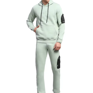 Conjunto Deportivo con Sudadera con Bolsillos para Hombre – Sudadera y Pantalones Deportivos Casuales de Primera Calidad con Diseño de Bolsillos con Cremallera - Product Image 1