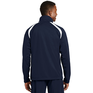 Chaqueta Deportiva para Hombre, Color Azul Marino, Cierre Completo, Cuello Alto, Poliéster Transpirable, para Otoño, Corte Regular - Product Image 2