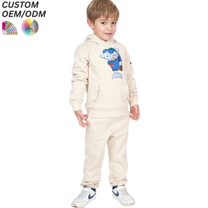 Sweat-shirts à capuche pour bébés et enfants, tricotés, décontractés, 100% coton, molleton de haute qualité, logo personnalisé, sweats à capuche pour garçons et filles - Product Image 6